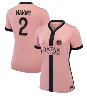 Paris Saint-Germain Achraf Hakimi #2 Tercera Equipación Mujer 2024-25 Manga Corta